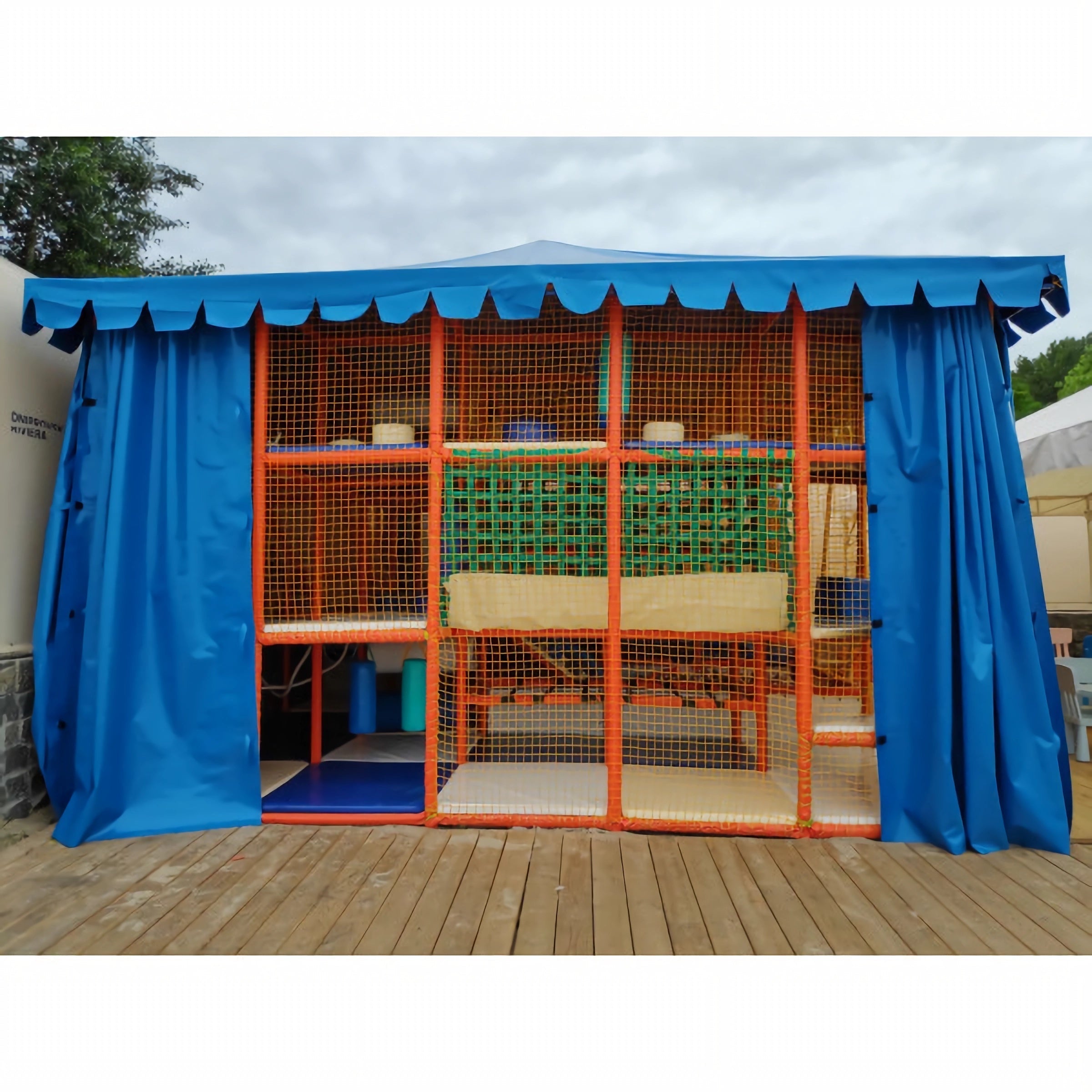 Дитячий вуличний лабіринт з дахом "Riviera"