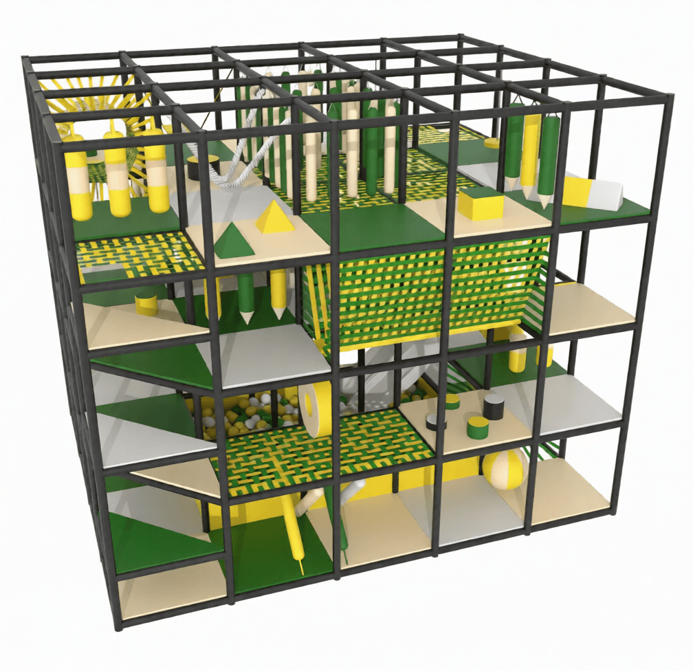 Children's Play Labyrinth 5×4×5 "Splashdown Tower"