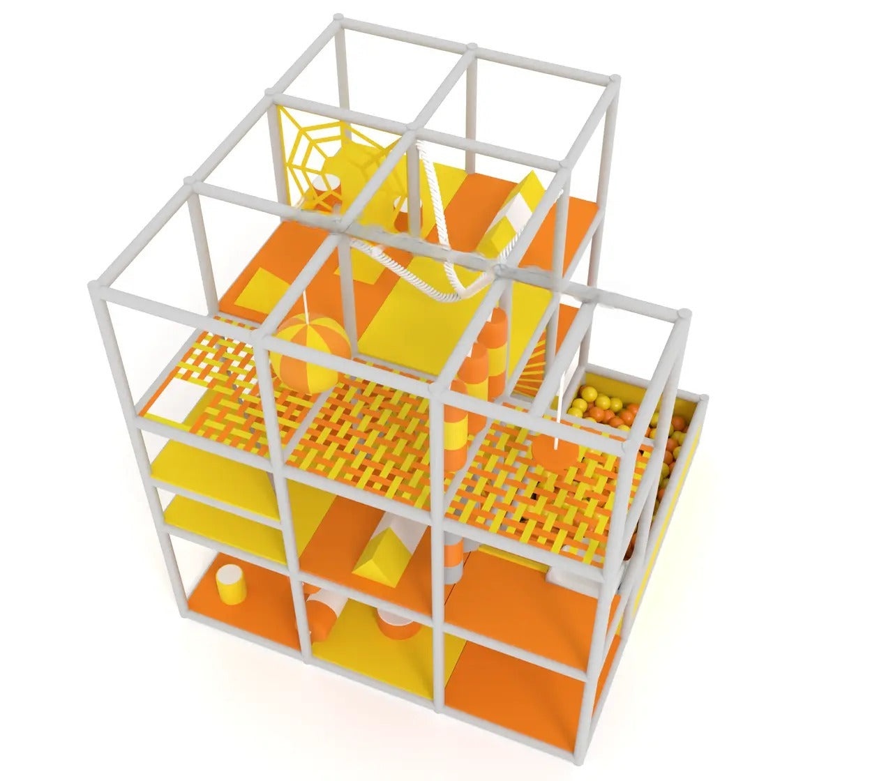 Children's Maze 3x3x3 "Solar" with a pool