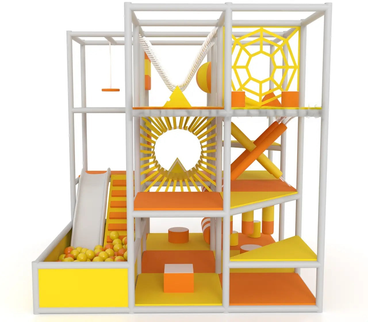 Children's Maze 3x3x3 "Solar" with a pool