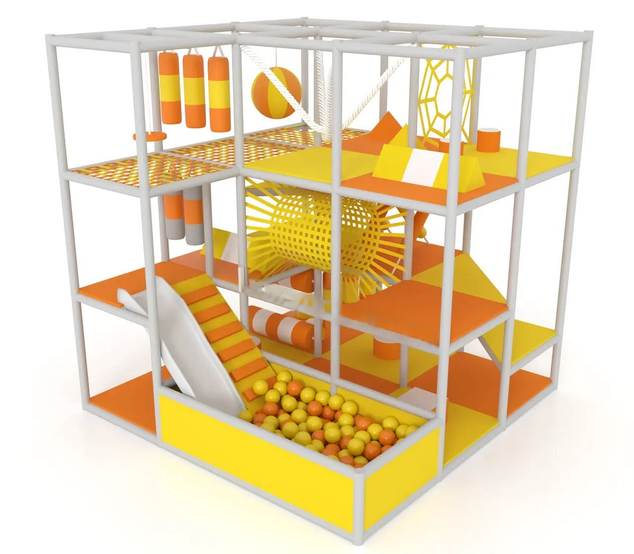 Children's Maze 3x3x3 "Solar" with a pool