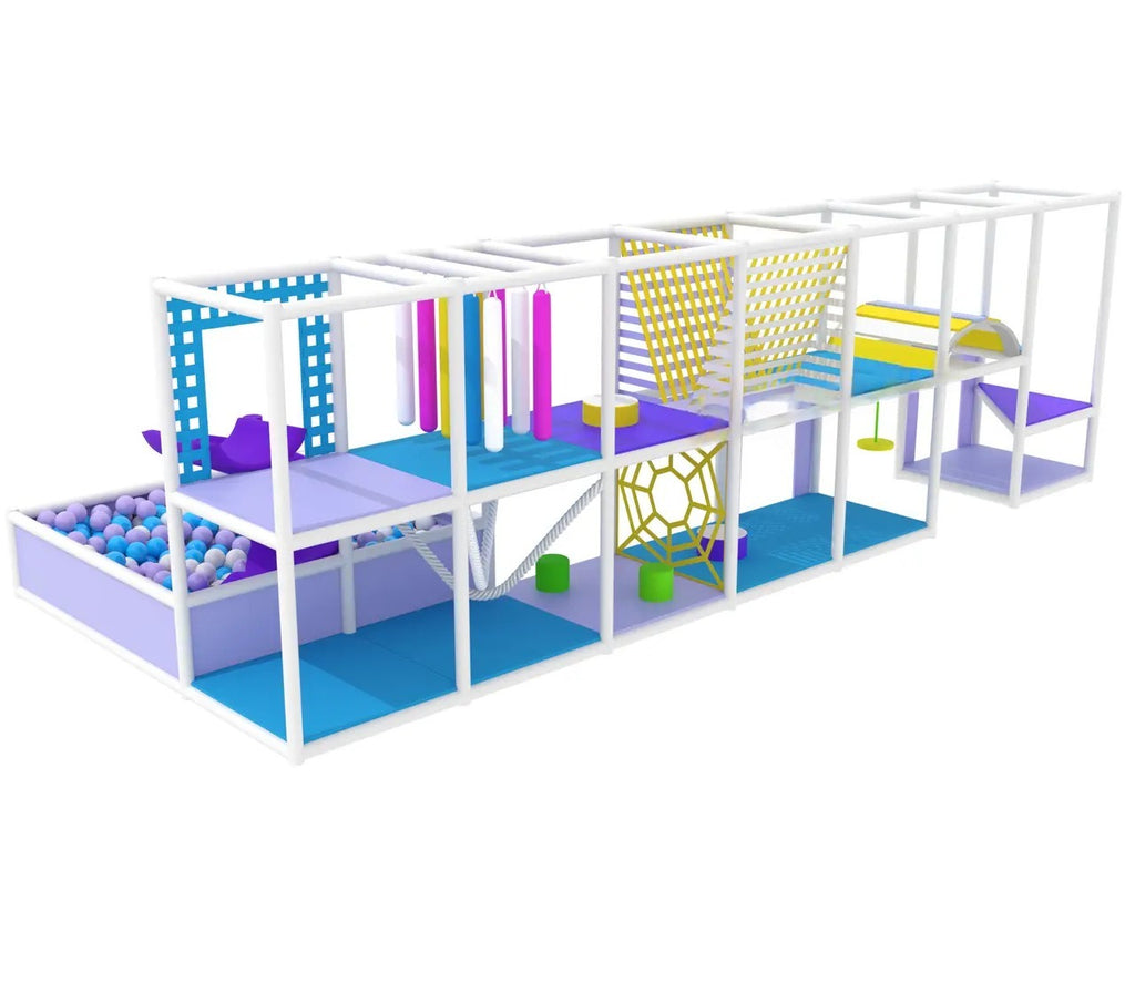 Children's Labyrinth 7x3 "Periwinkle" with a pool