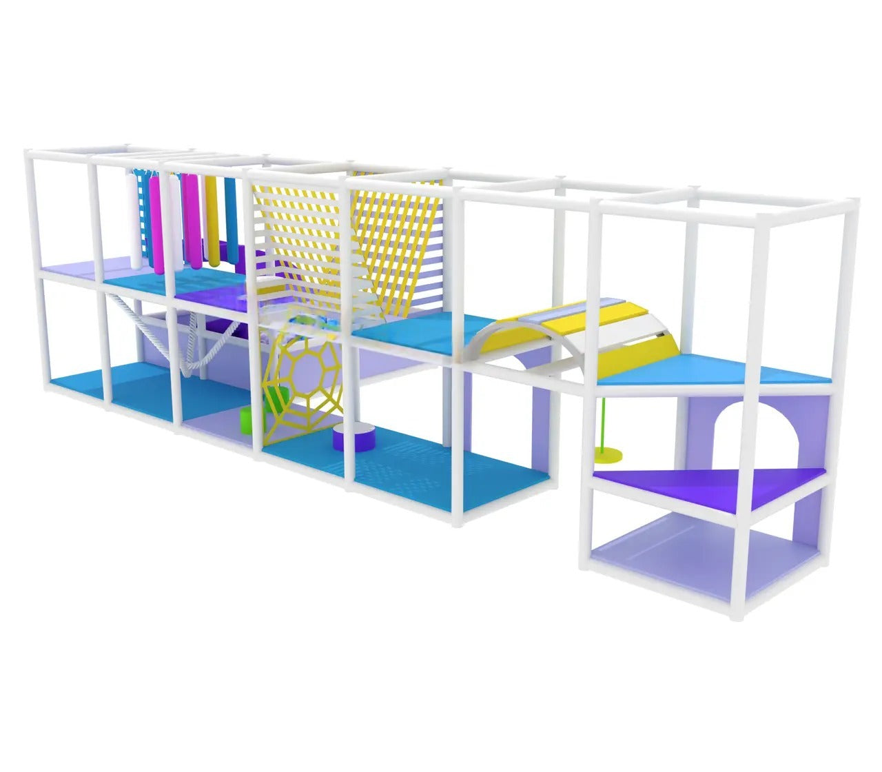 Children's Labyrinth 7x3 "Periwinkle" with a pool