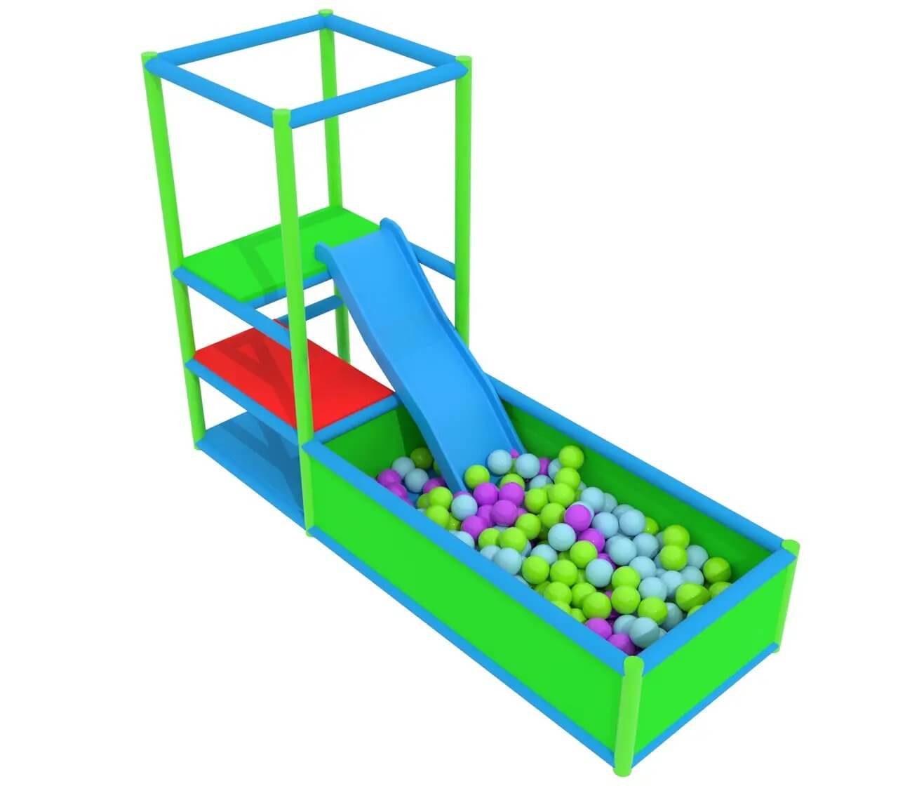 Children's Labyrinth 3x1x2 "Sprout" with a pool