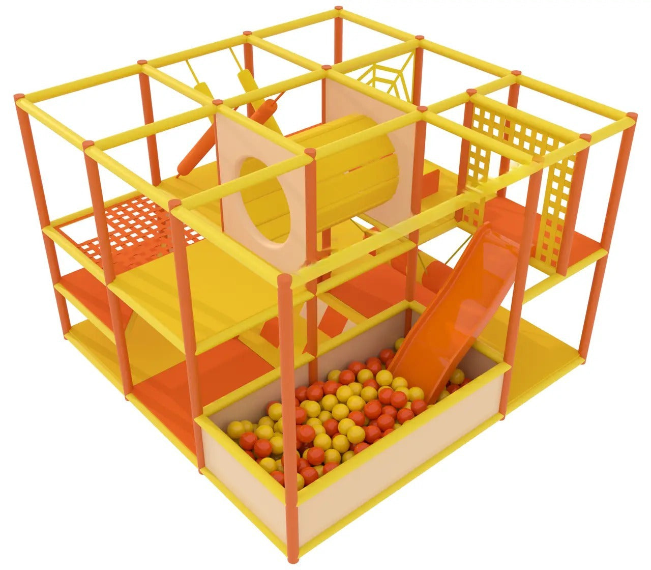 Children's Labyrinth 3x3x2 "Vivid" with a pool