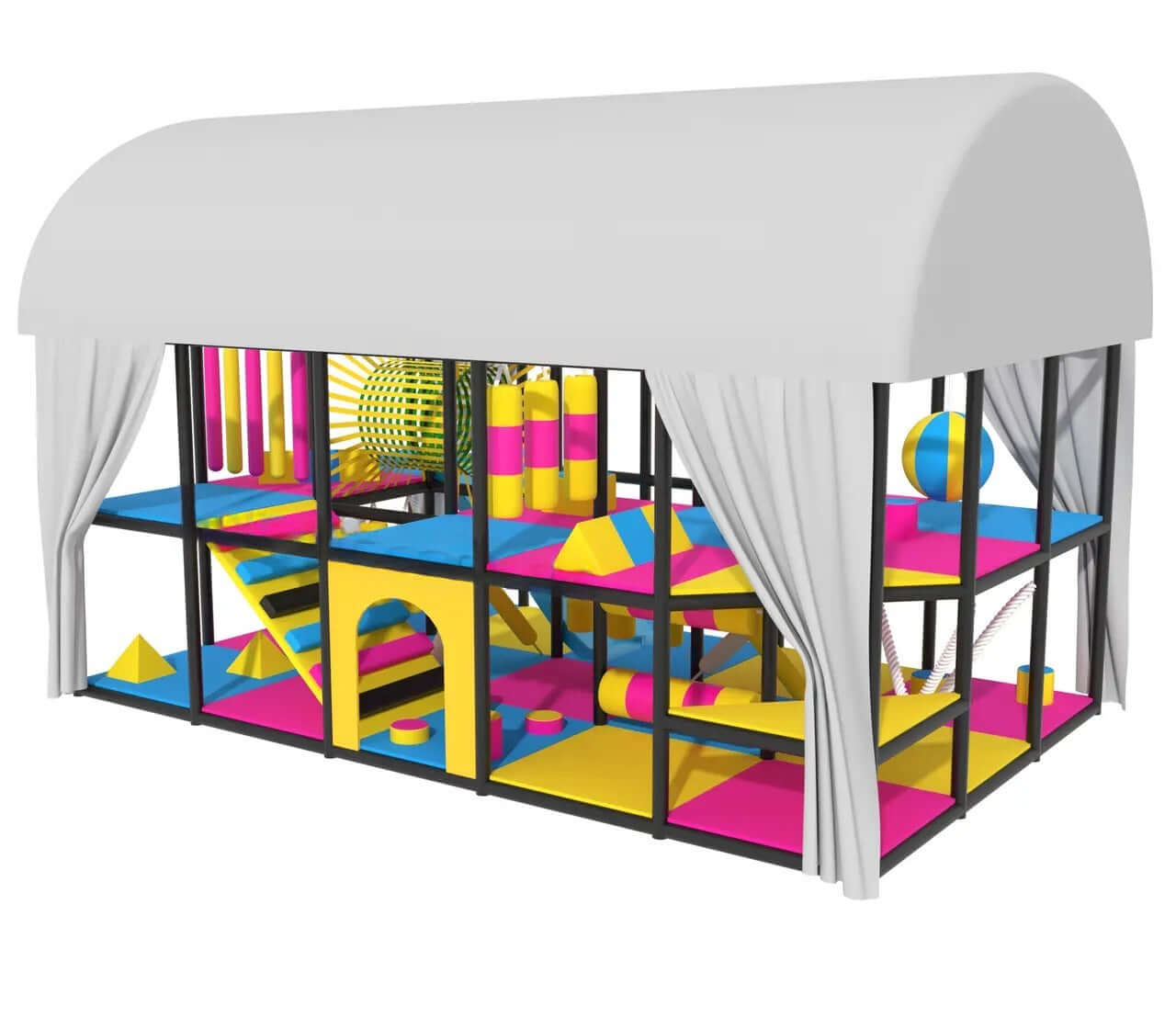 Children's Play Labyrinth 5.5×3.5×2.6 "Pavilion"