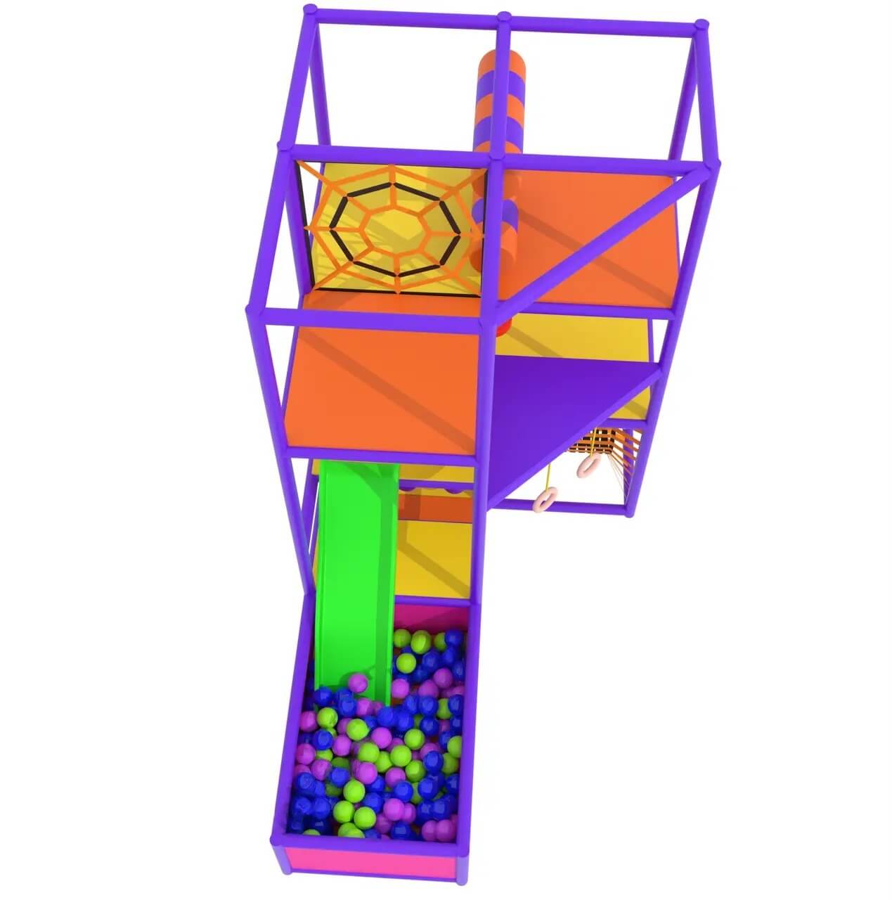 Children's Labyrinth 3×1.5×3 "Neon Nexus"
