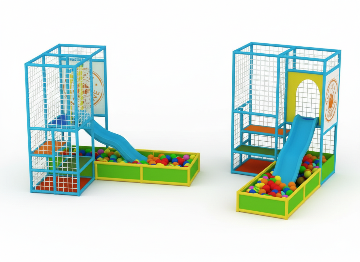 Дитячий ігровий лабіринт 3х2х2 "Aqua Climb" з басейном