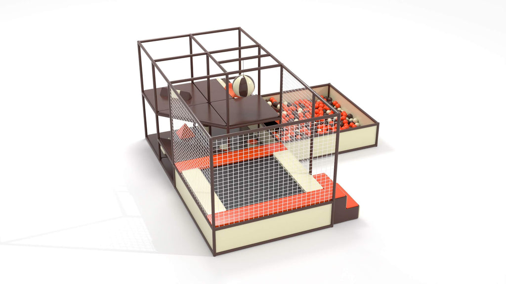 Дитячий лабіринт 4х4х2 "Choco Orange"