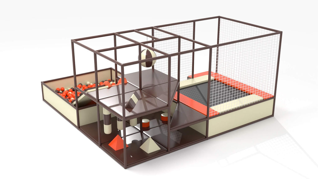 Дитячий лабіринт 4х4х2 "Choco Orange"