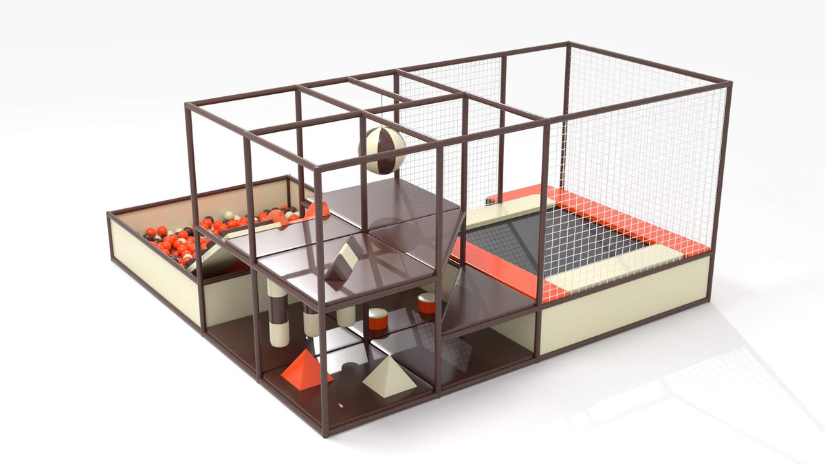 Дитячий лабіринт 4х4х2 "Choco Orange"