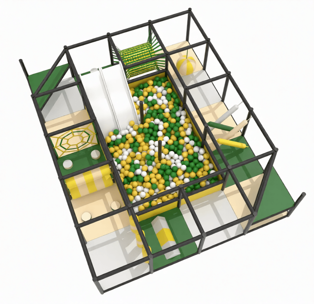 Children's Play Labyrinth 5×4×5 "Splashdown Tower"