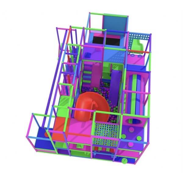 Children's Labyrinth 4.55×7.6×3 "Pastel Palace Pavilion"
